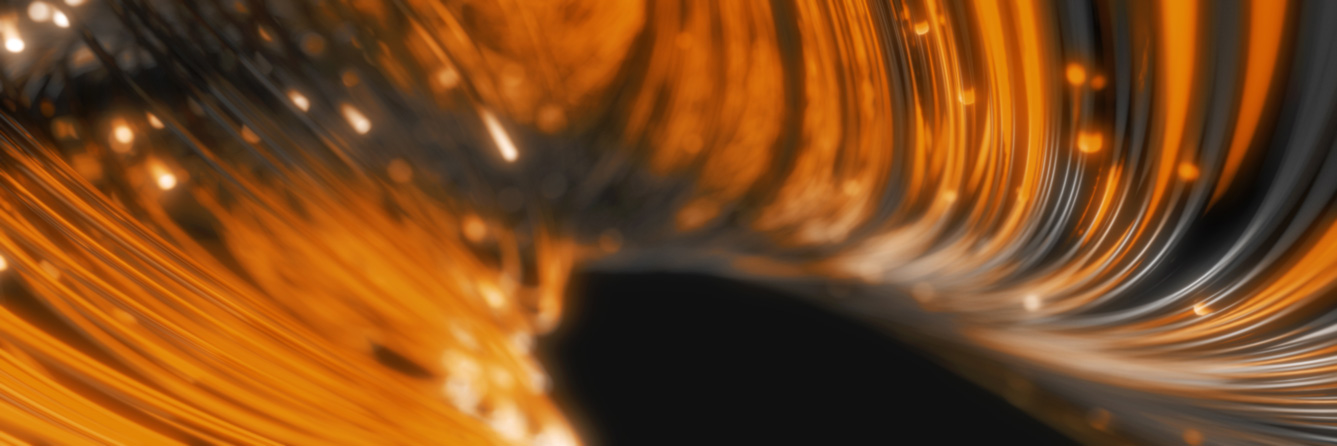 Glowing fiber optic strings